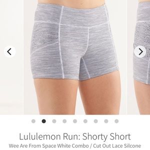 Lululemon run shorty short size 4